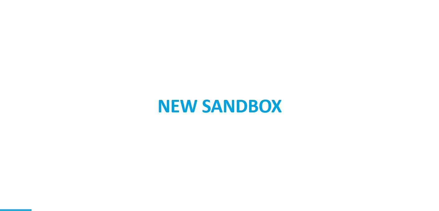 Creating a new Salesforce sandbox with type selection