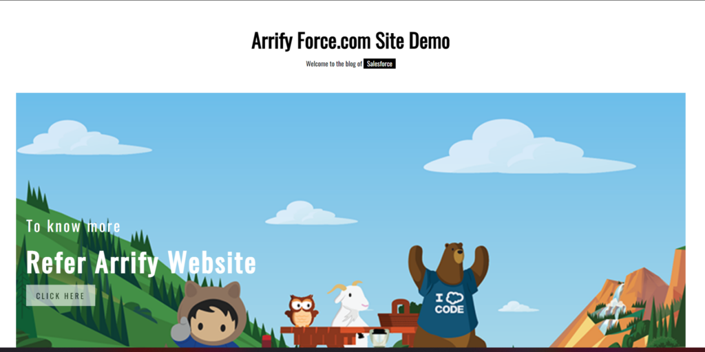 force.com site demo