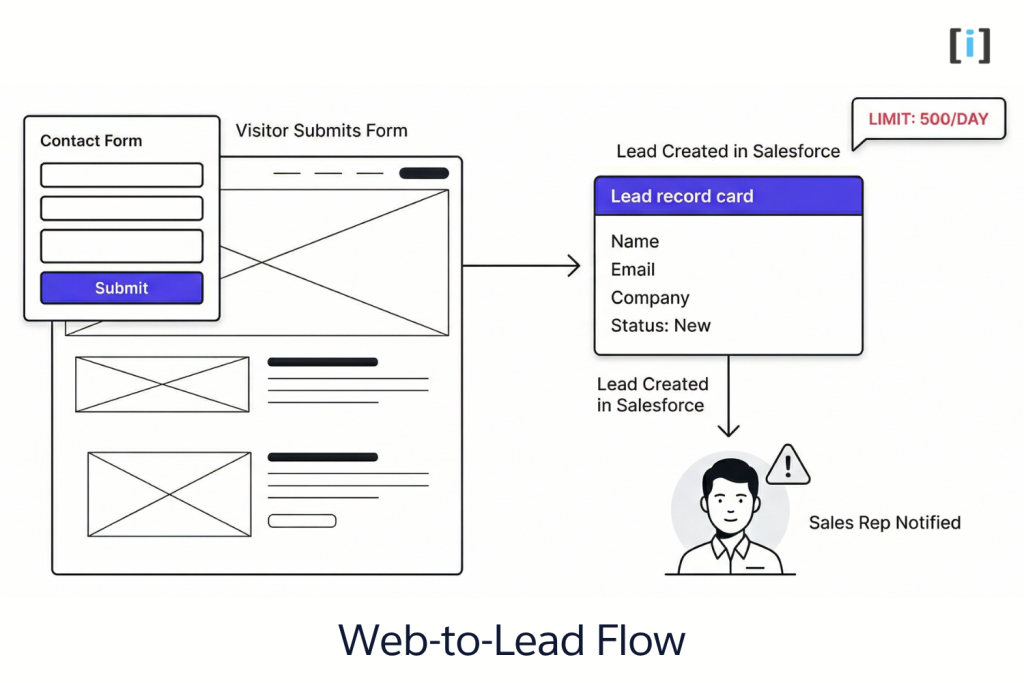 Web-to-Lead Forms Flow