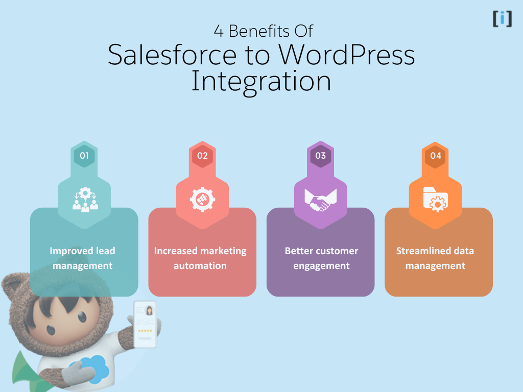 Salesforce to wordpress Integration Benifits