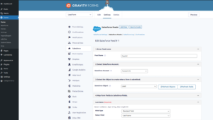 connect Gravity form to Salesforce