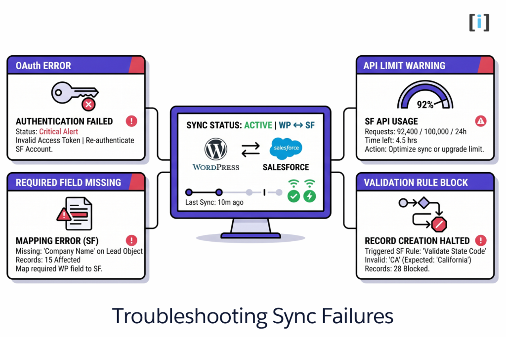 Troubleshooting Sync Failures for Object Sync for Salesforce