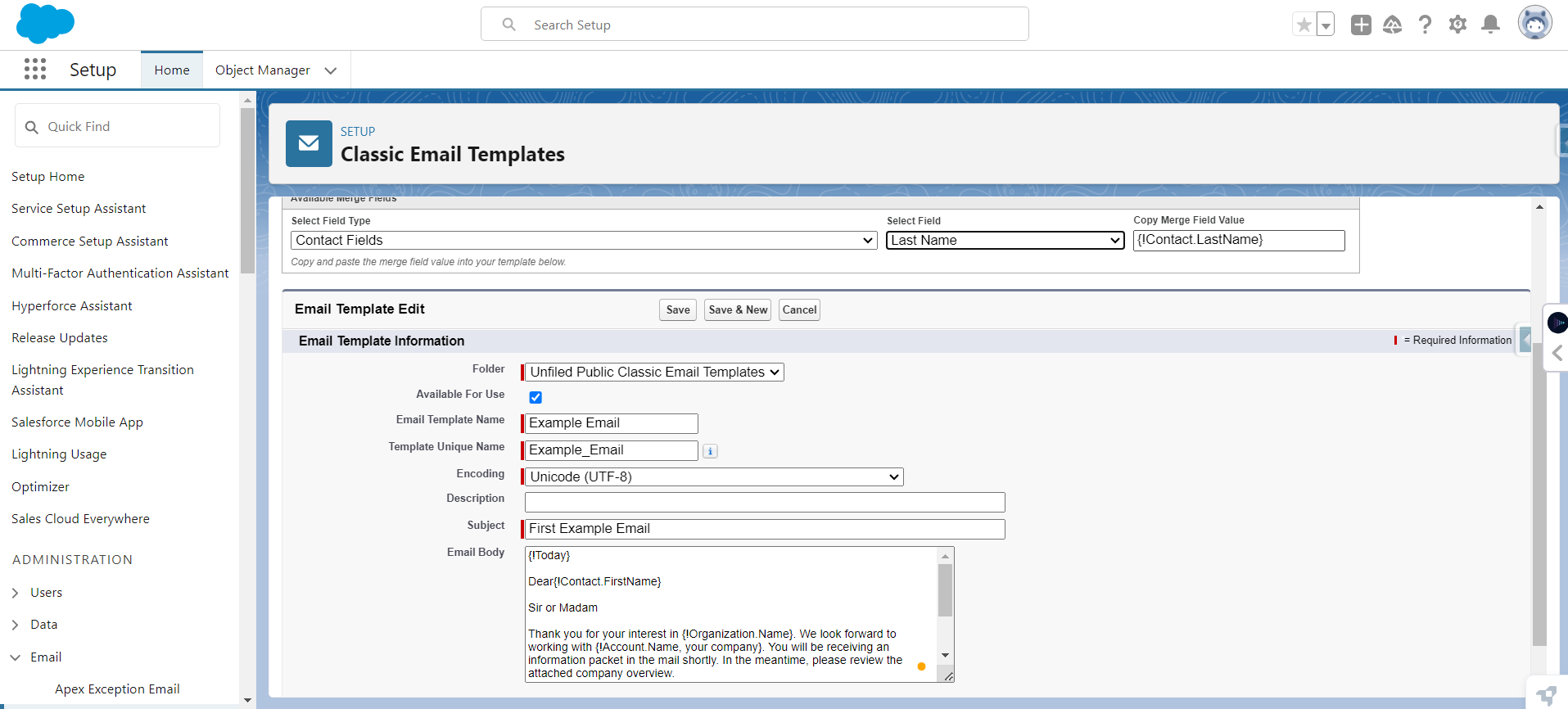 Classic Email Templates Salesforce in 10 min - Arrify