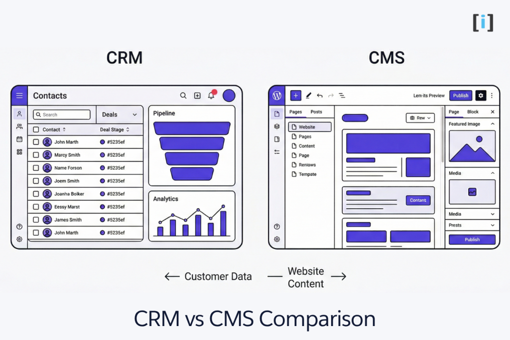 CRM vs CMS Comparison