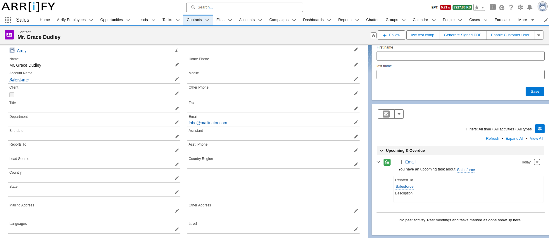 Salesforce Extension for Gmail: Features That Supercharge Sales 13 task added to contact activity timline