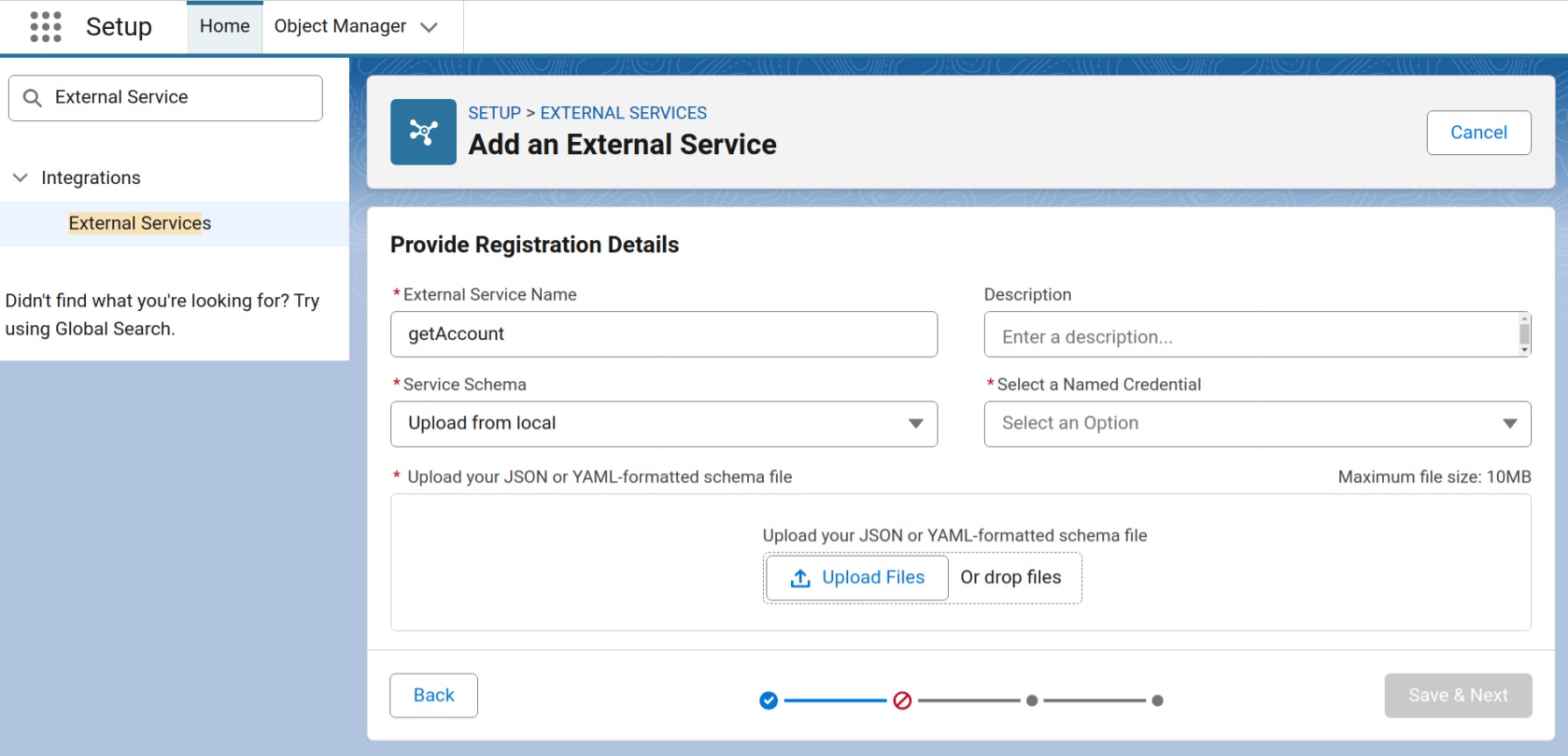 Using Salesforce External Services in Flow: Step-by-Step Guide to Connecting APIs Without Apex 25 Provide Registration Details