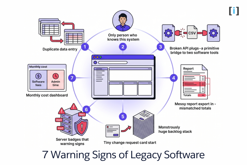 Legacy Software Modernization: 7 Signs You Need a Rebuild 2 7 warning sign of Legacy Software Modernization