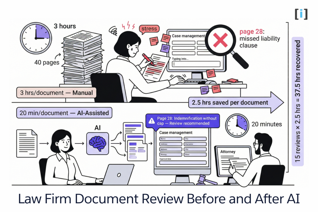 Law Firm Document Review Before and After AI