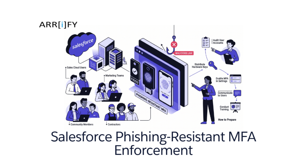 Feature image of Salesforce Phishing Resistant MFA Enforcement