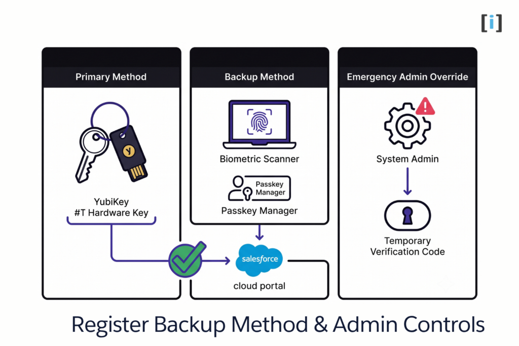 Critical Best Practice: Register a Backup Method
