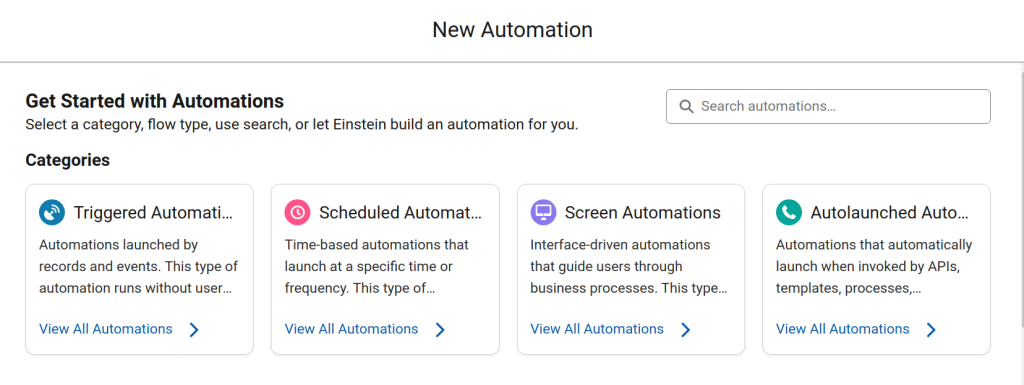 17 Ways to Invoke Salesforce Flows (And When to Use Each) 3 Overview of core Salesforce Flow types including Screen Flows, Autolaunched Flows, Record-Triggered Flows, and Schedule-Triggered Flows