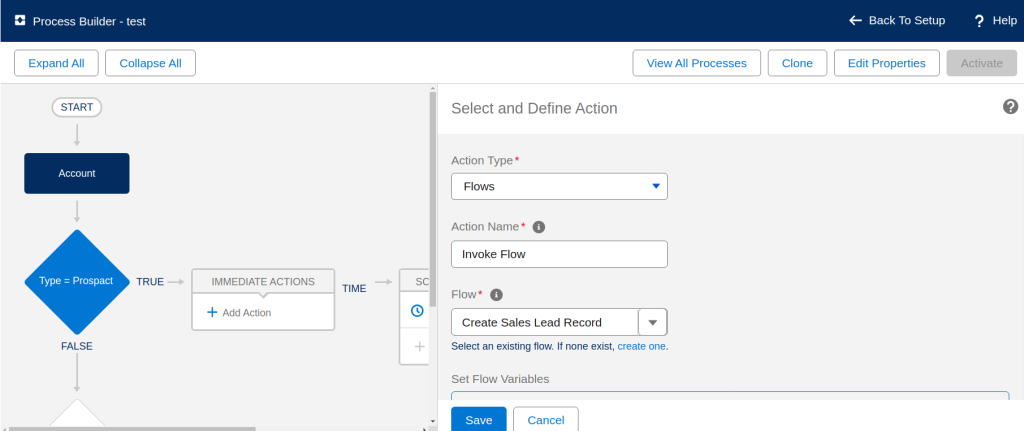 17 Ways to Invoke Salesforce Flows (And When to Use Each) 18 Legacy Salesforce Process Builder action configured to invoke an Autolaunched Flow