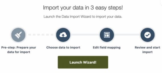 import data - data import wizard